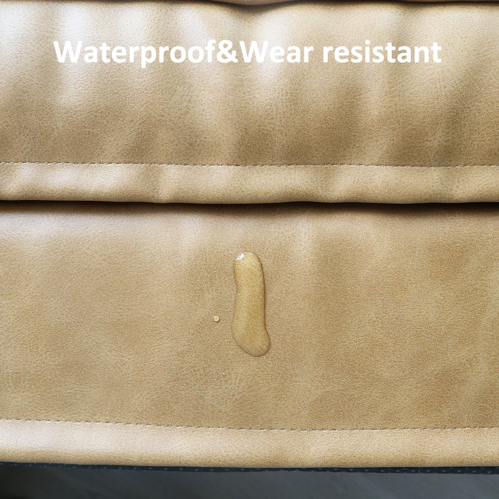 Petopia Luxurious High Quality Vegan Faux Leather Dog Bed Couch - Image 6