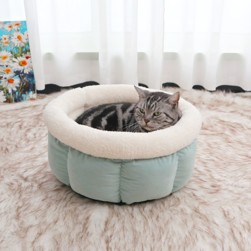 Petopia Comfy Durable Pet Sleeping Bed Cute Round Dog Bed