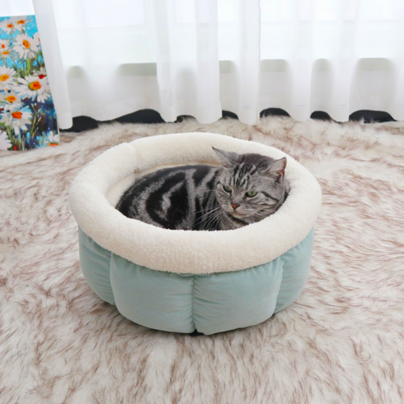 Petopia Comfy Durable Pet Sleeping Bed Cute Round Dog Bed - Image 3