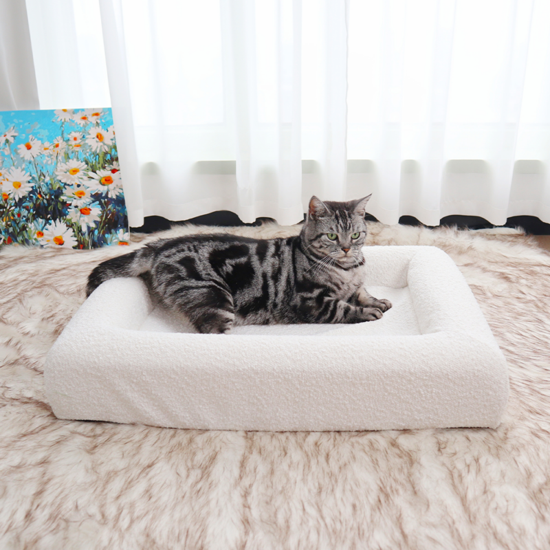 Petopia Washable Deluxe Dog Beds Comfy Durable Rectangular Pet Sleeping Bed