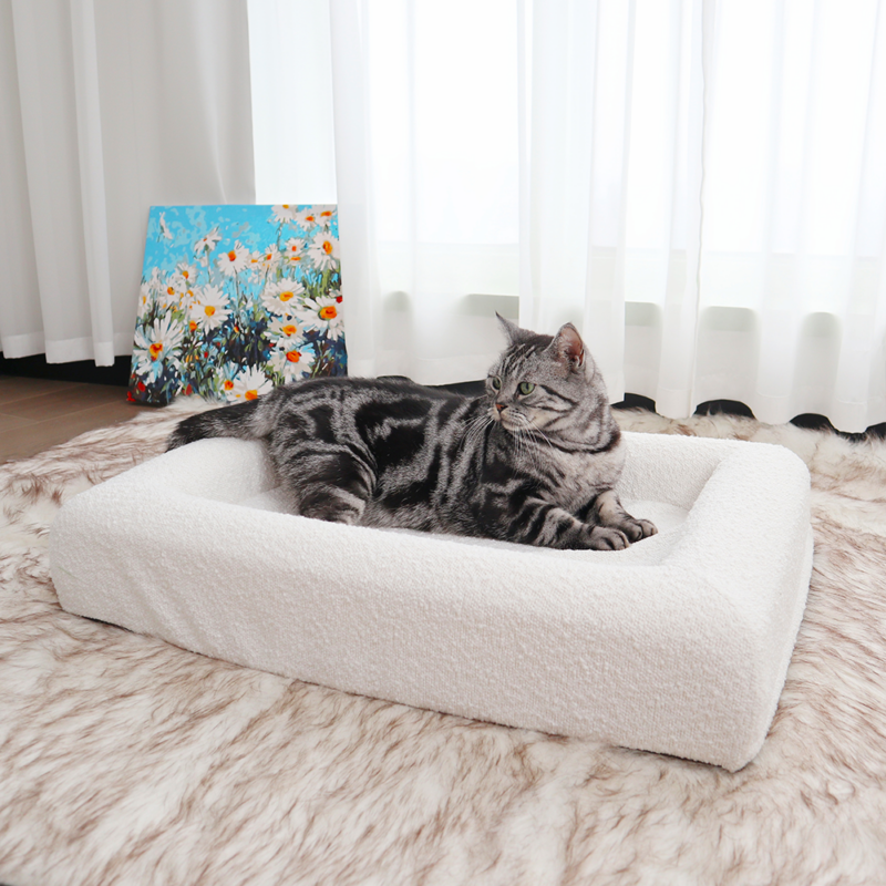 Petopia Washable Deluxe Dog Beds Comfy Durable Rectangular Pet Sleeping Bed - Image 3