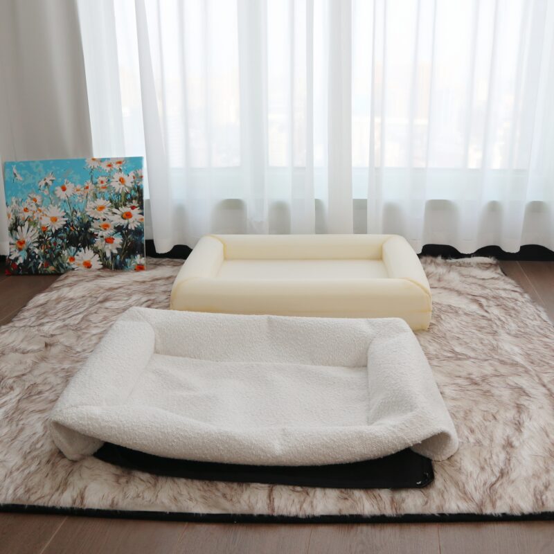 Petopia Washable Deluxe Dog Beds Comfy Durable Rectangular Pet Sleeping Bed - Image 5