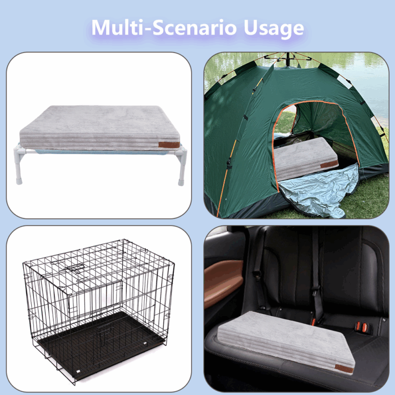 Petopia Orthopedic Waterproof & Machine Washable Dog Crate Bed for Large Dogs - Image 2
