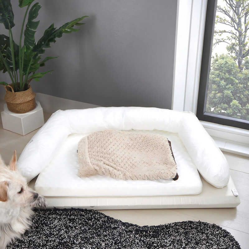 Petopia Orthopedic Dog Sofa Bed for Large Dog Pet Couch Supportive Foam Bolster Sofa with Waterproof Lining Cover - Image 3